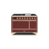 ILVE Majestic II 48" Solid Door Dual Fuel Range – Liquid Propane