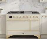 ILVE Majestic II 48" Solid Door Dual Fuel Range – Liquid Propane