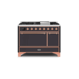 ILVE Majestic II 48" Solid Door Dual Fuel Range – Liquid Propane