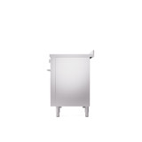 ILVE 48" Professional Plus II Series Freestanding Electric Double Oven Range with 8 Elements, Triple Glass Cool Door, Convection Oven, TFT Oven Control Display and Child Lock - UPI486WMP