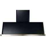 ILVE 60" Wall Mount Range Hood features 600 CFM Blower Anti-grease Filter 2 Warming Lights Filter Light Indicator Auto-off Function and 4 Fan Speeds UAM150
