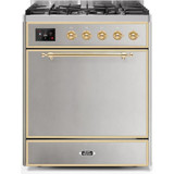 ILVE - Majestic II Series - 30 Inch Dual Fuel Freestanding Range Gas/Propane (UM30DQNE3)