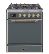 ILVE - Majestic II Series - 30 Inch Dual Fuel Freestanding Range Gas/Propane (UM30DQNE3)