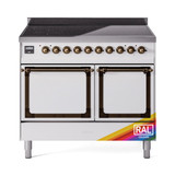 ILVE Nostalgie II Noblesse 40″ Induction Freestanding Range with Solid Door - UNDI406QNMP