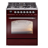 ILVE 30" Nostalgie II Single Oven Dual Fuel Range UP30NMP