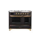 ILVE 40 Inch Majestic II Series Natural Gas/ Propane Gas Burner and Electric Oven with 6 Sealed Burners (UMD10FDNS3)