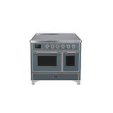 ILVE 40 Inch Majestic II Series Freestanding Electric Double Oven Range