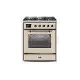 ILVE 30" Majestic II Series Gas Burner and Electric Oven Range with 5 Sealed Burners (UM30DNE3)