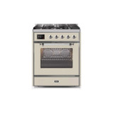 ILVE 30" Majestic II Series Gas Burner and Electric Oven Range with 5 Sealed Burners (UM30DNE3)