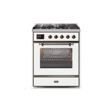 ILVE 30" Majestic II Series Gas Burner and Electric Oven Range with 5 Sealed Burners (UM30DNE3)