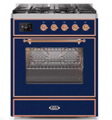 ILVE 30" Majestic II Series Gas Burner and Electric Oven Range with 5 Sealed Burners (UM30DNE3)