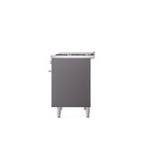 ILVE Professional Plus II 40-Inch Freestanding Dual Fuel Range with 6 Sealed Burner - UPD40FWMP