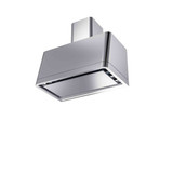 ILVE Panoramagic 36-Inch 600 CFM Ducted Range Hood with Silver knobs - UAPM90