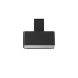 ILVE Panoramagic 36-Inch 600 CFM Ducted Range Hood with Silver knobs - UAPM90