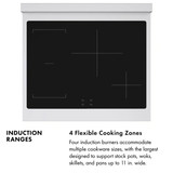 ZLINE 3-Piece Appliance Package - 30-Inch Paramount Induction Range, Refrigerator with Water Dispenser, and Dishwasher in Stainless Steel with Polished Gold Trim