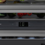 ZLINE Autograph 72-Inch Built-In Refrigerator w/ Gray Interior and Polished Nickel Helix Handles (GRBITZ-30472KPN)