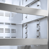 ZLINE Autograph 24-Inch Touchstone Beverage Fridge with Stainless Steel Door and Gold Helix Handle (RBSOZ-ST-24-KG)