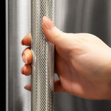 ZLINE Autograph 30-Inch Built-In Refrigerator w/ Gray Interior and Polished Nickel Helix Handles (GRBIVZ-30430KPN)