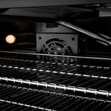ZLINE Autograph 36-Inch 5.2 Cu. Ft. Gas Range with 6 Burner Cooktop and Convection Gas Oven in Black Satin and Gold Accents (SGRBSZ-36-G)