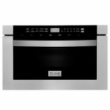 ZLINE Appliance Package - 36-Inch Dual Fuel Range, Refrigerator, Range Hood, Microwave Drawer, Tall Tub Dishwasher and Wine Cooler (6KPR-RARH36-MWDWV-RWV)