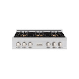 ZLINE 36-Inch Classic Gas Rangetop with 6 Burner DuoPro™ Cooktop in Stainless Steel (PCRT36)