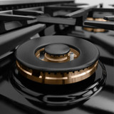 ZLINE Autograph Edition 30-Inch Classic Gas Rangetop with 4 Burner DuoPro™ Cooktop in Stainless Steel and Champagne Bronze Accents (PCRTZ-30-CB)