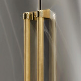 ZLINE Autograph 60-Inch Built-In Refrigerator w/ Gray Interior and Polished Gold Helix Handles (GRBIVZ-30460KG)