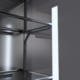ZLINE Autograph 30-Inch Built-In Refrigerator w/ Gray Interior and Polished Gold Helix Handles (GRBIVZ-30430KG)