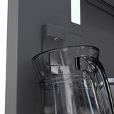 ZLINE Autograph 30-Inch Built-In Refrigerator w/ Gray Interior and Polished Gold Helix Handles (GRBIVZ-30430KG)