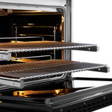 ZLINE Autograph Edition 36-Inch 5.2 cu. ft. Paramount Gas Range with 6 Burner DuoPro™ Cooktop and Convection Gas Oven with Black Matte Door and Champagne Bronze Accents (PSGRZ-BLM-36-CB)