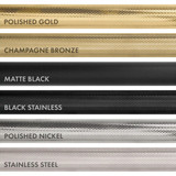ZLINE Autograph 24-Inch Microwave Drawer in Black Stainless Steel and Polished Gold Helix Handle (MWDZ-1-BS-H-KG)