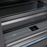 ZLINE Autograph 36-Inch Built-In Refrigerator w/ Gray Interior and Polished Gold Helix Handles (GRBITZ-30436KG)