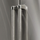 ZLINE Autograph 36-Inch Stainless Counter-Depth Fridge w/ Water Dispenser & Nickel Helix Handles (RFMZ-W-36-KPN)