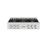 ZLINE 36-Inch Classic Gas Rangetop with 6 Burner DuoPro™ Cooktop in Satin Stainless Steel (PCRTS-36)