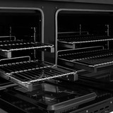 ZLINE Autograph 48 in. Paramount DuoPro Dual Fuel Range in Black Stainless Steel with Polished Gold Handles