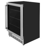 ZLINE Appliance Package - 36-Inch Gas Range, Range Hood, Microwave Drawer, Tall Tub Dishwasher and Beverage Fridge in Stainless Steel (5KP-SGRRH36-MWDWV-RBV)