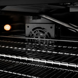 ZLINE Autograph 36-Inch 5.2 Cu. Ft. Paramount Gas Range with 6 Burner DuoPro™ Cooktop in Black Satin and Gold Accents (PSGRBSZ-36-G)
