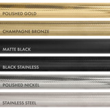 ZLINE Autograph 48-Inch Paramount Gas Range in Black Stainless Steel with Gold Helix Handles (SGRBZ-48-KG)