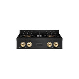 ZLINE Autograph Edition 30-Inch Classic Gas Rangetop with 4 Burner DuoPro™ Cooktop in Black Stainless Steel and Polished Gold Accents (PCRTBZ-30-G)