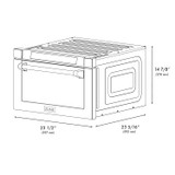 ZLINE 5-Piece Appliance Package - 36-Inch Gas Range, Hood, Refrigerator, Dishwasher, and Microwave Drawer in Stainless Steel
