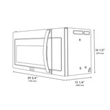 ZLINE Appliance Package - 30-Inch Stainless Steel Gas Range, Modern Over The Range Microwave and Tall Tub Dishwasher (3KP-SGROTR30-DWV)