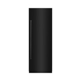 ZLINE 54-Inch Column 16.7 Cu. Ft. Refrigerator and 12.4 Cu. Ft. Freezer in Black Stainless Steel