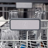 ZLINE 3-Piece Appliance Package - 30-Inch Gas Range, Refrigerator, and Dishwasher in Stainless Steel with Matte Black Accents