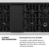 ZLINE 2-Piece Appliance Package - 48-Inch Rangetop and Covertible Range Hood in Stainless Steel (2KP-RTRH48)