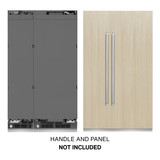 ZLINE 48-Inch Column 16.7 Cu. Ft. Refrigerator and 8.6 Cu. Ft. Freezer in Panel Ready