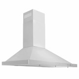 ZLINE 4-Piece Appliance Package - 36-Inch Gas Range, Hood, Refrigerator, and Dishwasher in Stainless Steel