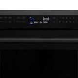 ZLINE 2-Piece Appliance Package - 30-inch Electric Wall Oven & 24-inch Microwave Oven in Black Stainless Steel (2KP-MW24-AWS30BS)