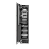 ZLINE 42-Inch Column 12.5 Cu. Ft. Refrigerator and 8.6 Cu. Ft. Freezer in Stainless Steel with Gold Accents
