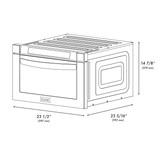 ZLINE 4-Piece Appliance Package - 36-Inch Dual Fuel Range with Brass Burners, Refrigerator, Microwave Drawer, and 3-Rack Dishwasher in Black Stainless Steel