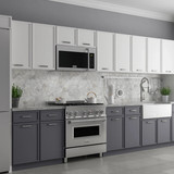 ZLINE 3-Piece Appliance Package - 30-Inch Rangetop, Over-the-Range Microwave Oven, and Double Wall Oven in Satin Stainless Steel (3KP-RTSOTR30-AWD)
